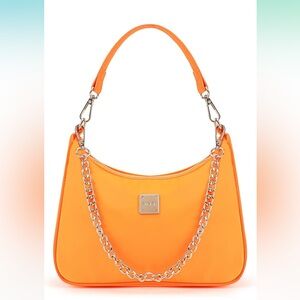 NWT Trendy Crocodile Handbag, Leather Crossbody Bag with Adjustable Straps/Chain